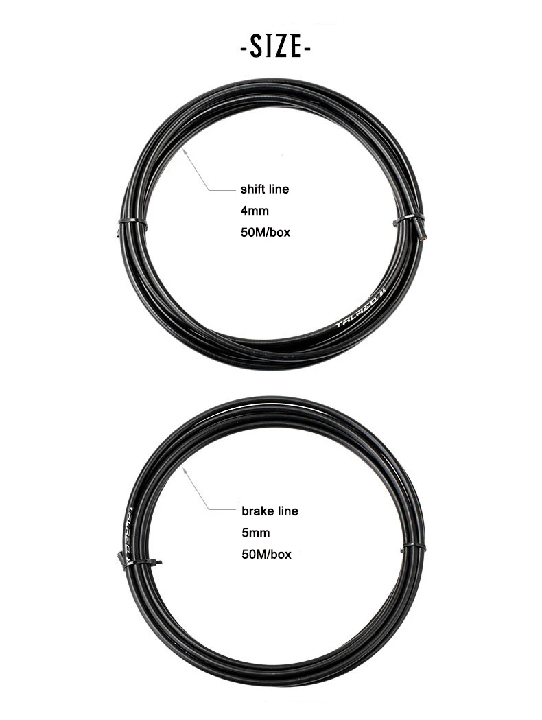 Bicycle Bike Shifters Derailleur Brake Cables Shift Cable Tube 4mm5mm MTB Road Bike Shifter Brake Cable Line Pipe