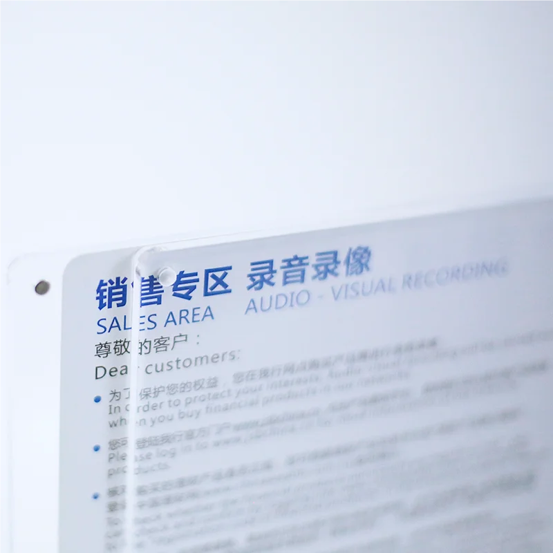 XianHui High Quality Low Cost Acrylic Photo Frame Table Displays Counter Display