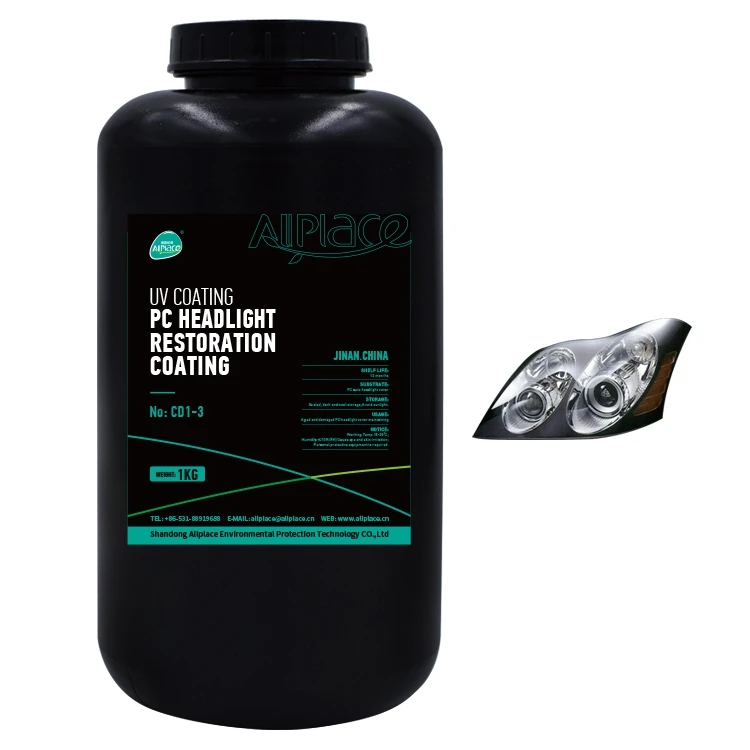 uv cured liquid coating on car lamps auto headlight uv varnish coating