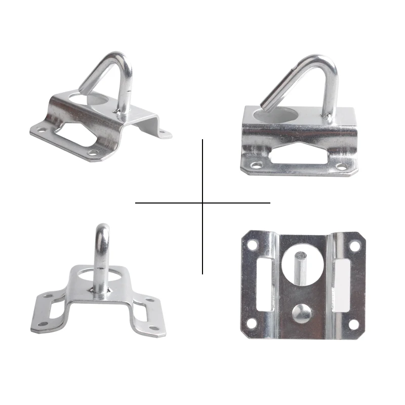 Ftth Galvanized Steel Pole Bracket for Hooking Drop Cable Tension Clamp