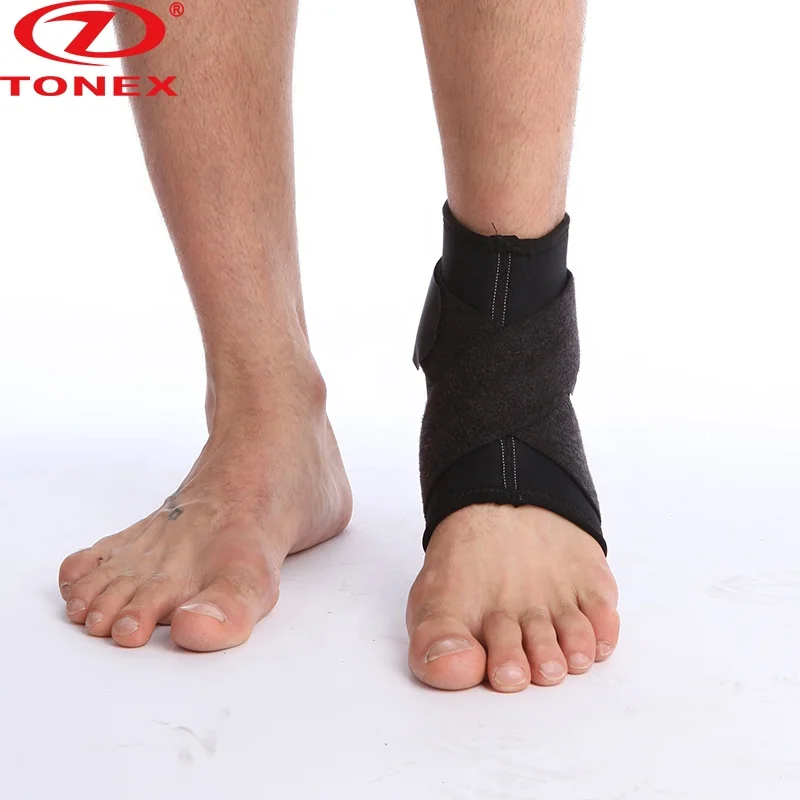 Оптовая продажа, OEM, логотип на заказ, эластичный неопреновый фиксатор голеностопа, бандаж, компрессионный фиксатор голеностопа