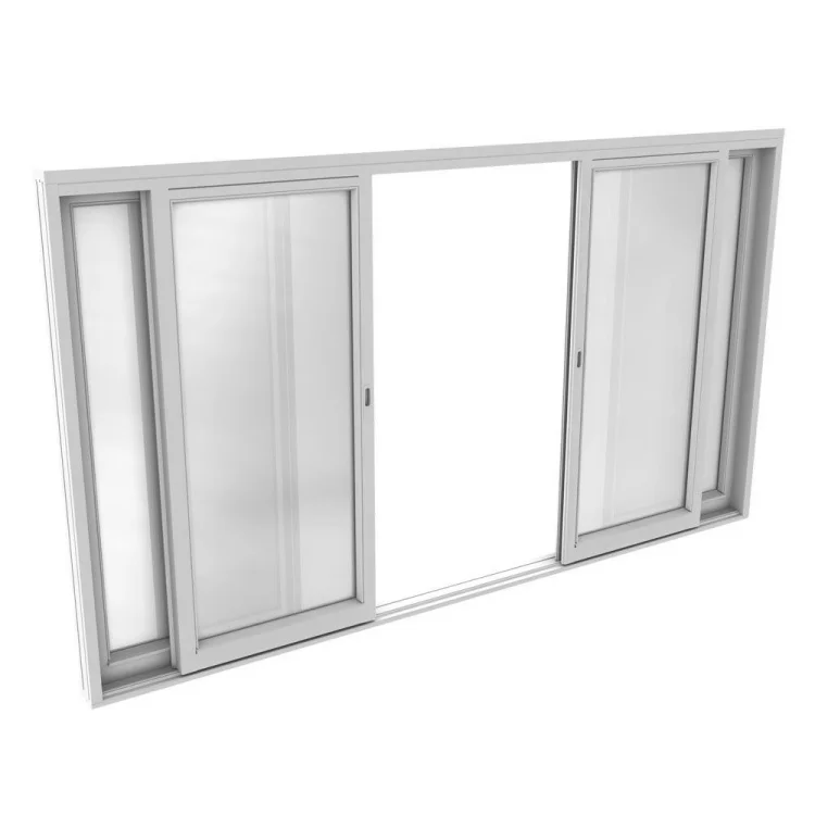 Cheap Commercial Luxury Aluminum Narrow Sliding Glass Doors Manual Slim Stack Casement Doors