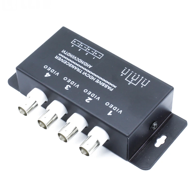 1080p 4MP 3MP CVI to RJ45 IP Converter 5MP 8MP UTP CAT5 DC BNC Male HD Passive 4K PV CCTV 8 channel activo Video Balun pasif 4ch