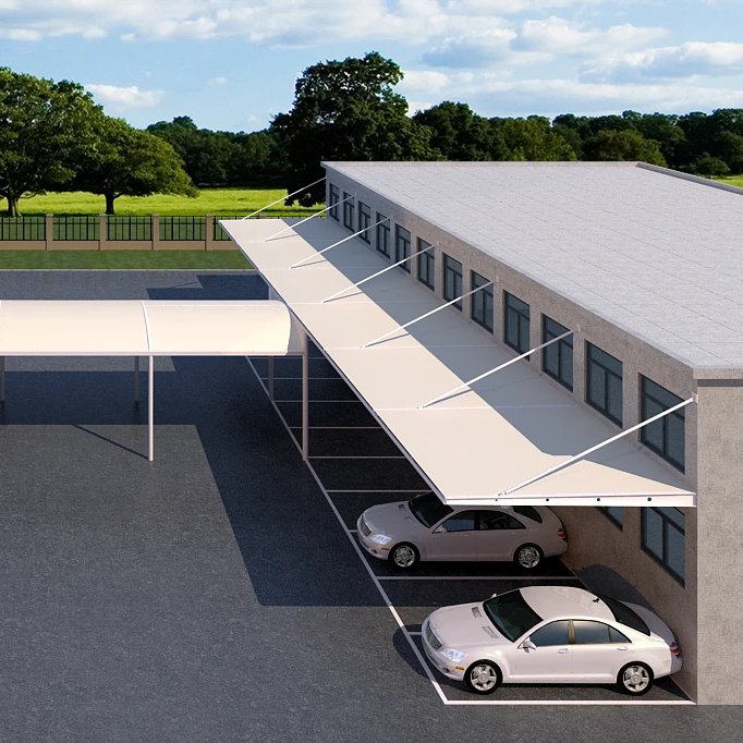XZ OEM ODM Customized waterproof shade net modern for car metal carports attached to house