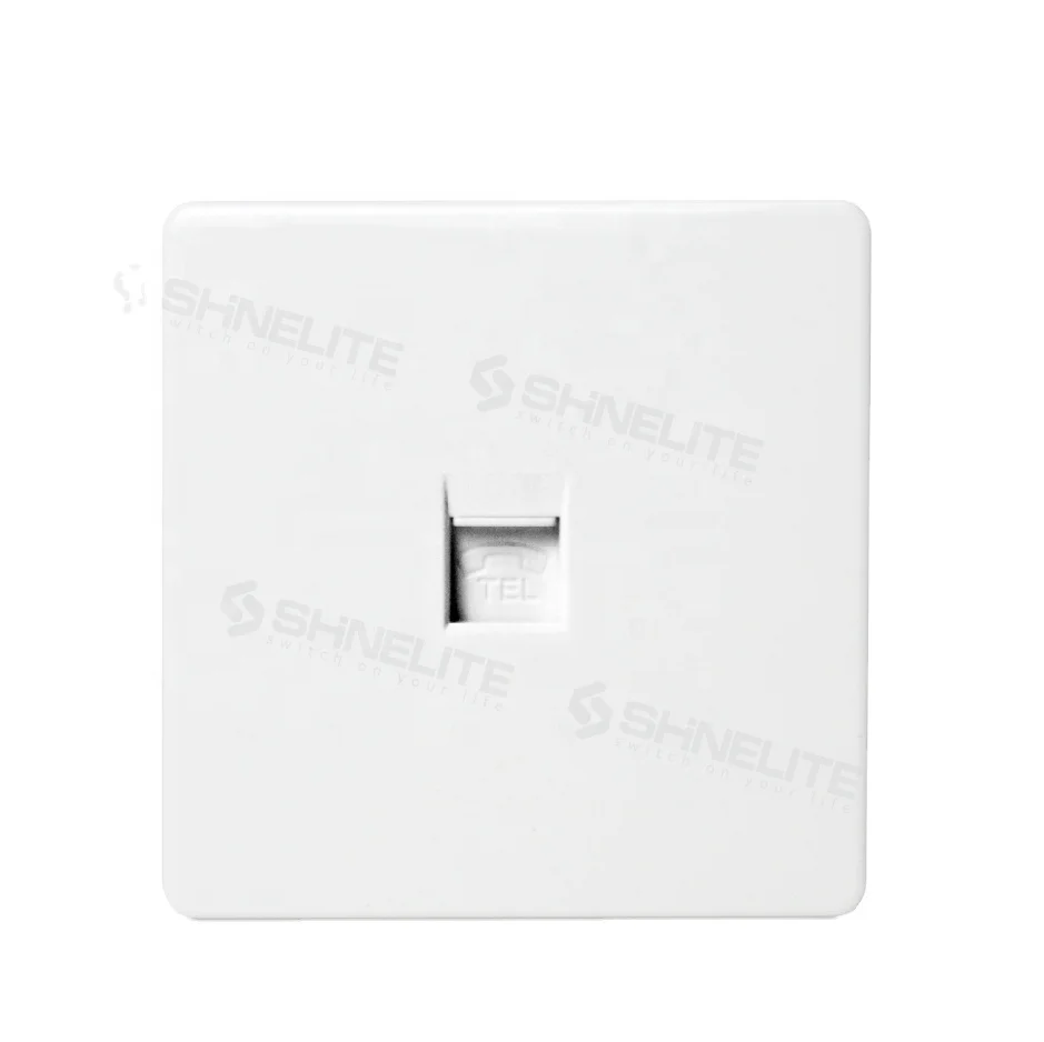 BS standard  one gang RJ 45 data socket