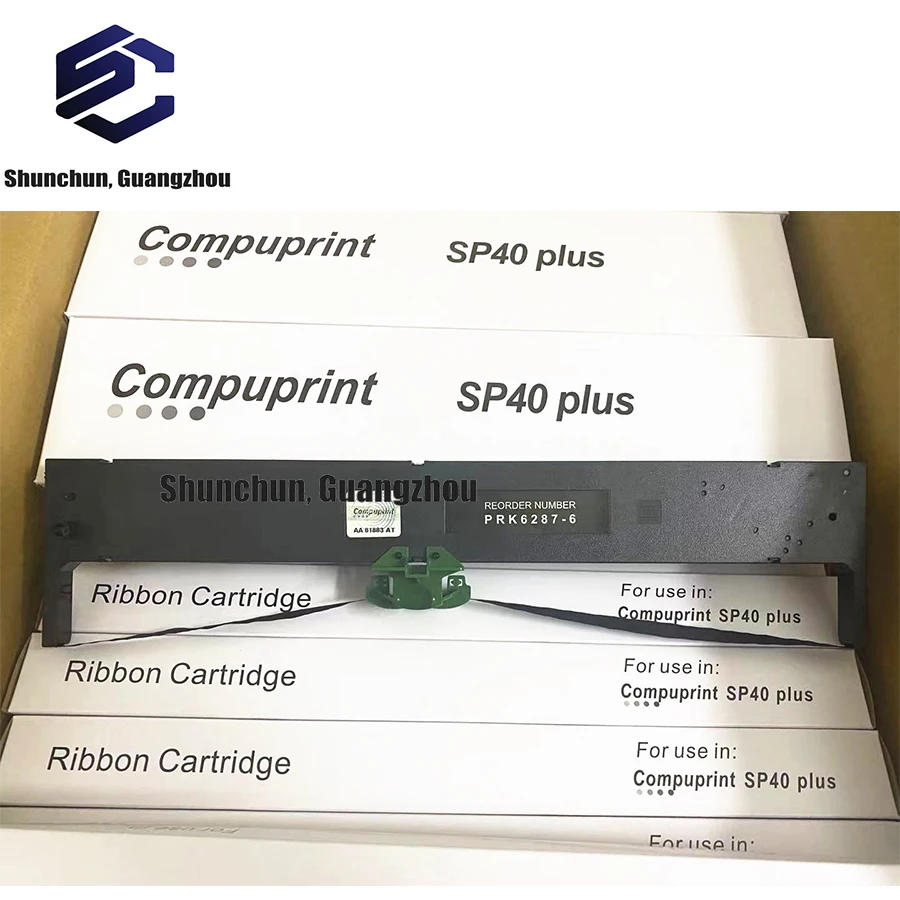 Новый совместимый Compuprint SP40Plus PRK6287-1 PRK6287-6 лента принтера картриджи
