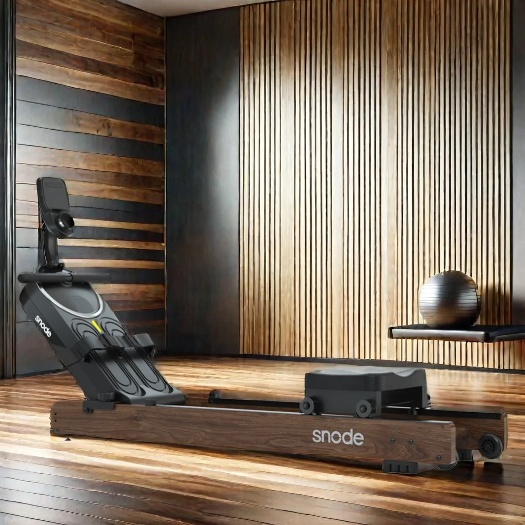 Wooden Drawer Folding Rowing Machine Latest Water Type Brand New Snode WW1 for Home Use