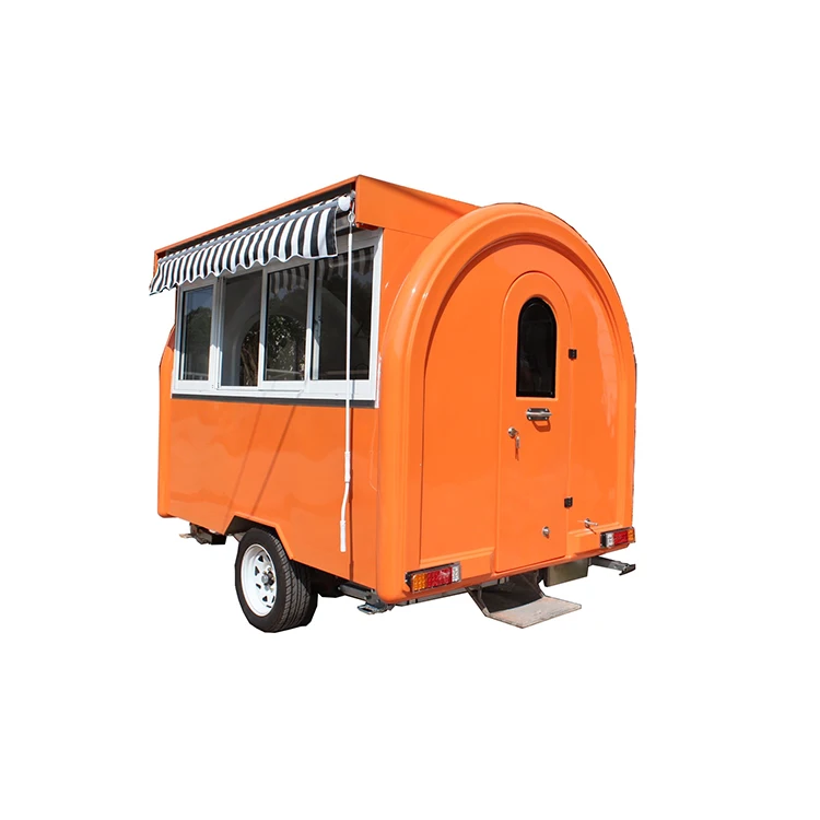 Yieson Full Customized Food Trailer mobile deep fryer cart Used For Low Cost Business Widely Used Trailer Made In China