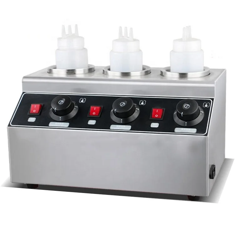 New Arrival  Filling Spread Warmer with 3 Bottles  Sauce Heating Machine