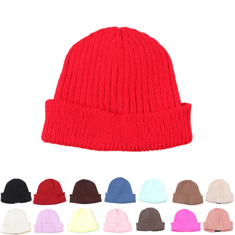 
Women hat beanie knit winter ladies hats knitting men beanie hat cap custom plain knitted crochet outdoor warm beanie with tags 