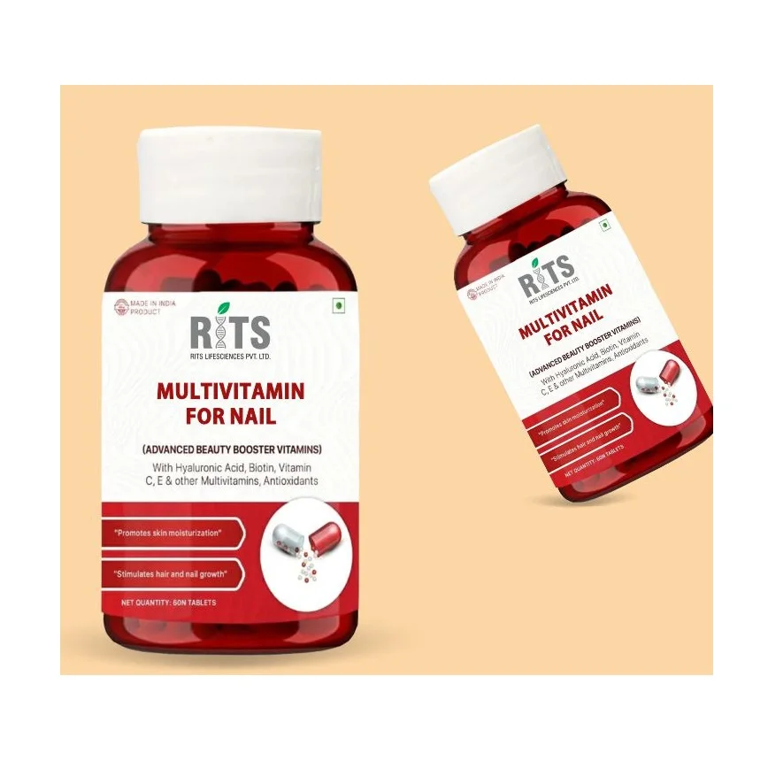 Healthcare Supplements Multivitamin Capsules for Stimulates Nail Growth with Custom Packaging Available