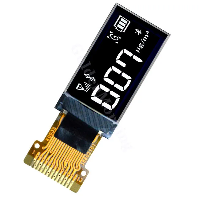 GoldenMorning 0,78 дюймовый SPI Белый Мини 80x128 прозрачный экран OLED