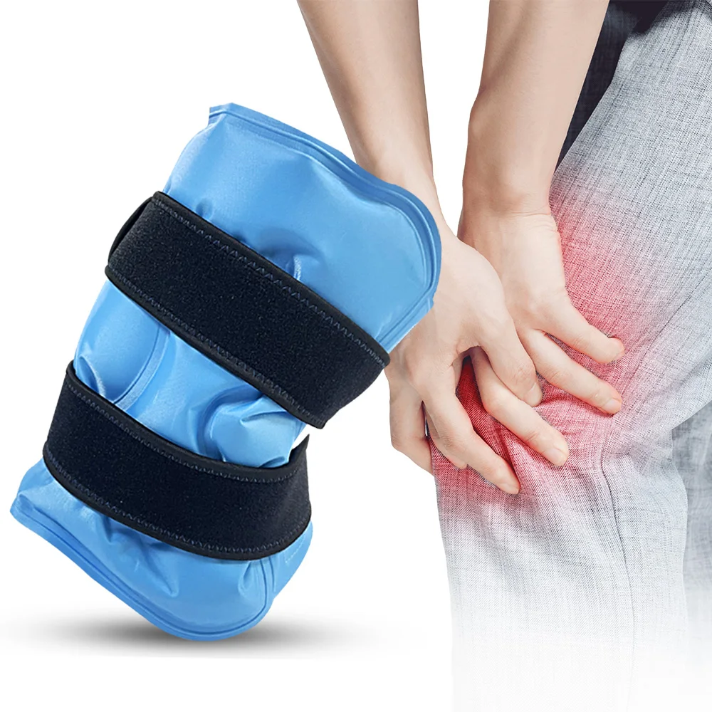 Bingfan Produce Reusable Cold Gel Knee Pack Ice Pack For Knee Injuries  Knee Ice Pack Wrap