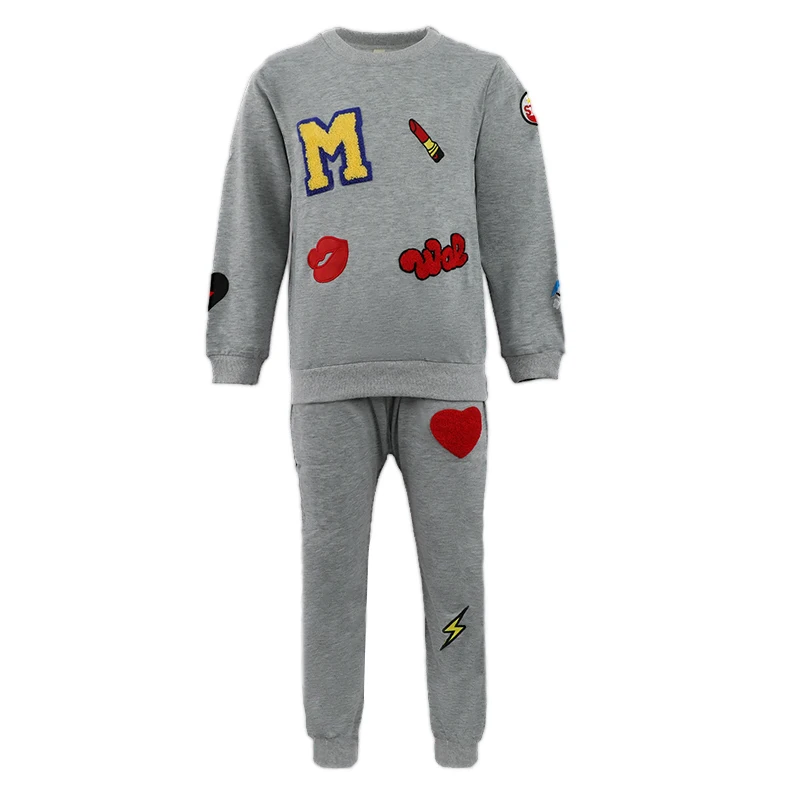 Wholesale Cheap Kids Clothes Set Custom Cute Girl Set Casual Style Girl Clothes Two-piece Suit