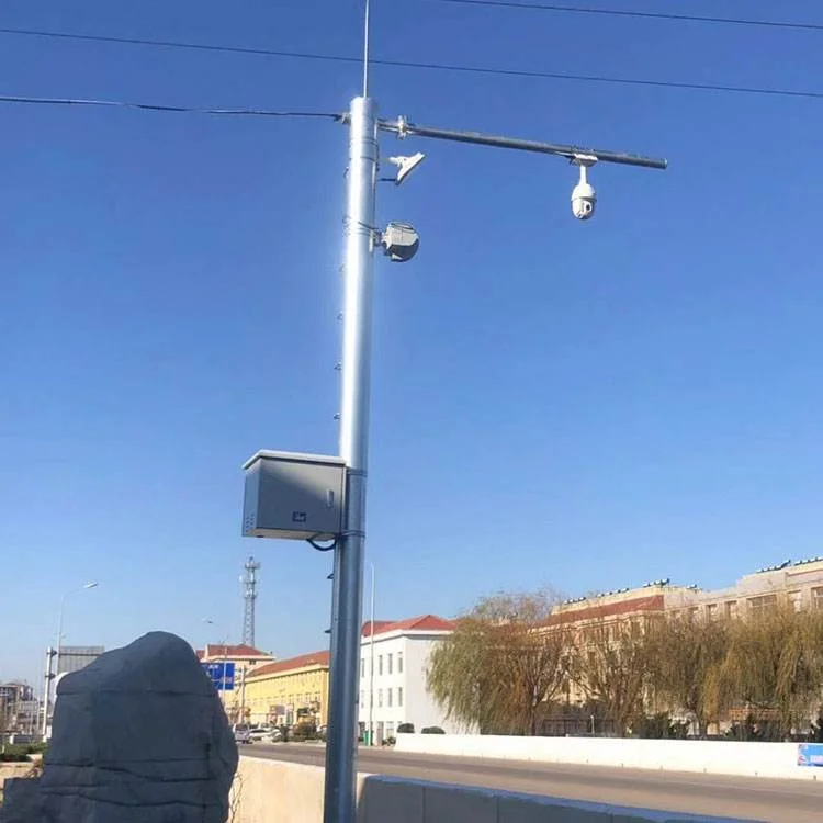HUATAI заводская цена столб камеры видеонаблюдения 3 м 4 5 6 горячий оцинкованный стальной на заказ