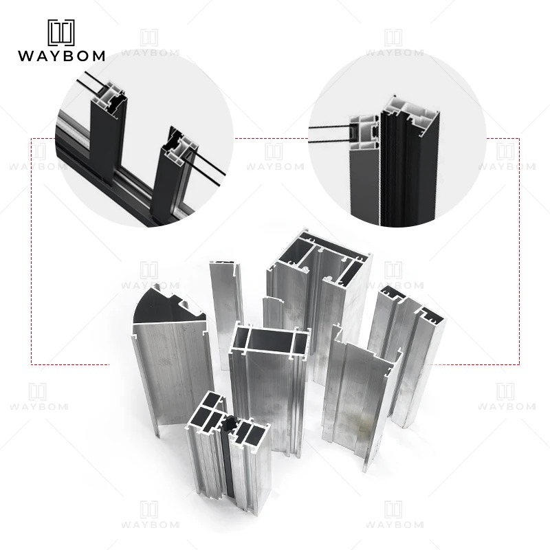 75 modern stainless steel main door design aluminum extrusion profiles for windows and doors folding door profile