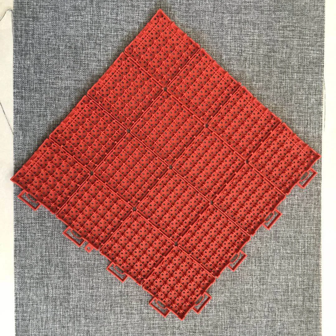 Сцепляющийся портативный полипропиленовый настил для баскетбольной площадки для улицы/помещения, многофункциональная спортивная площадка