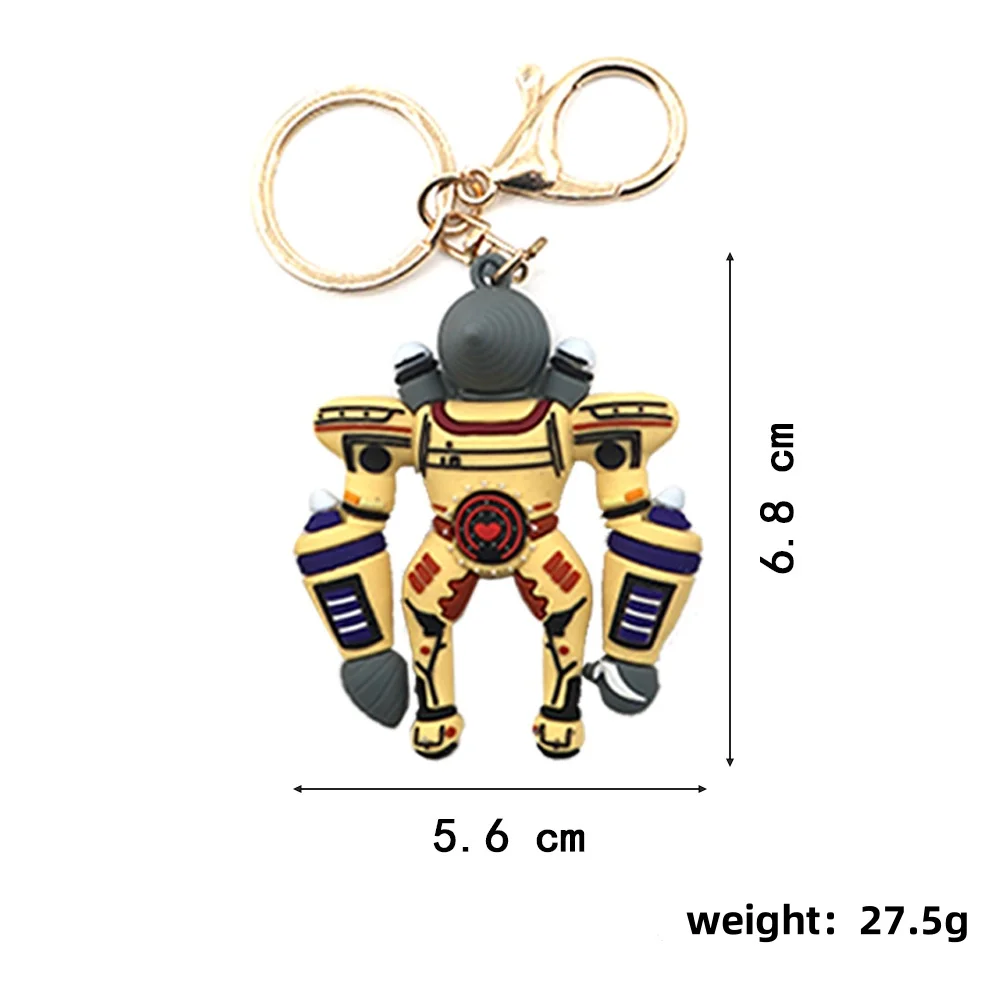 Toilet Man Doll Keychain Simulated Cameraman Game Peripheral Backpack Hanging Pendant