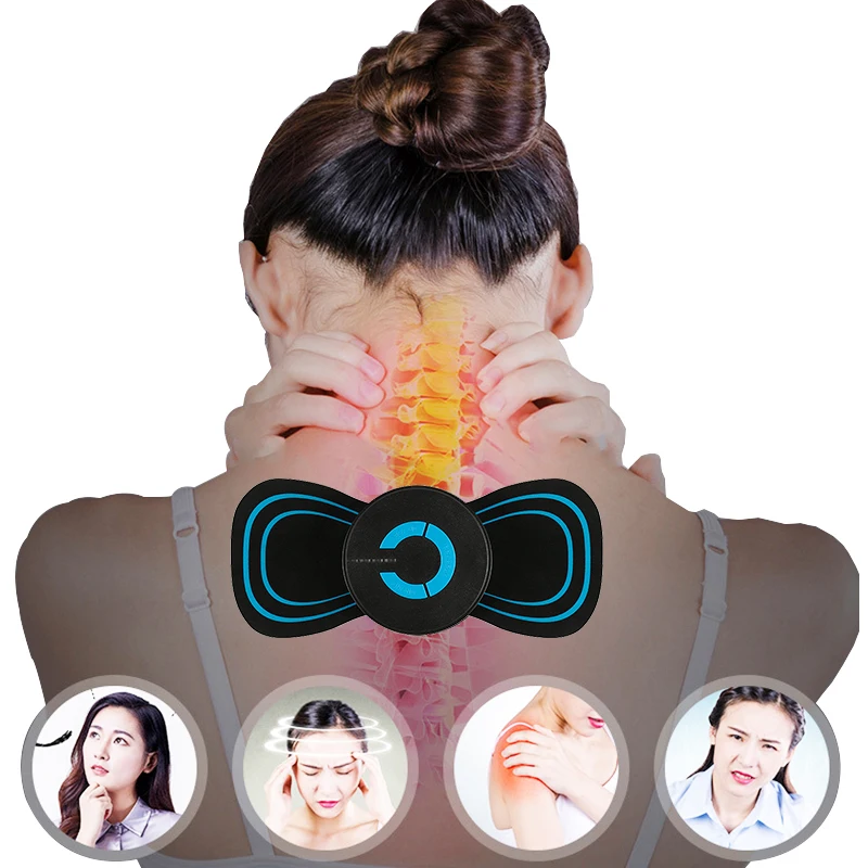 Best Selling Electric Neck Massager Pulse Back 6 Modes Ems Massage Machine Customized Logo
