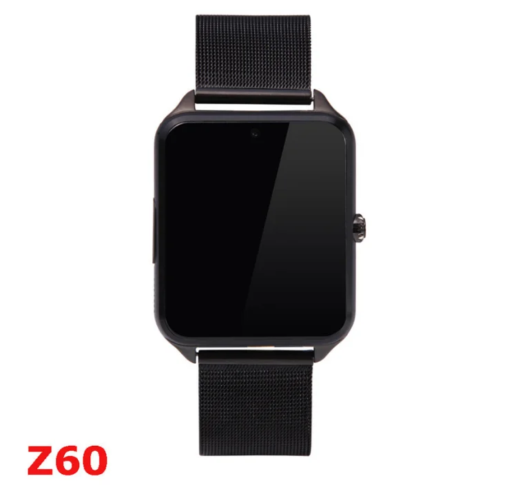 Smart Touch Screen watch Sport Music Call Camera Multi function Steel strap Smartwatch Clock Women Smart watch men Z60