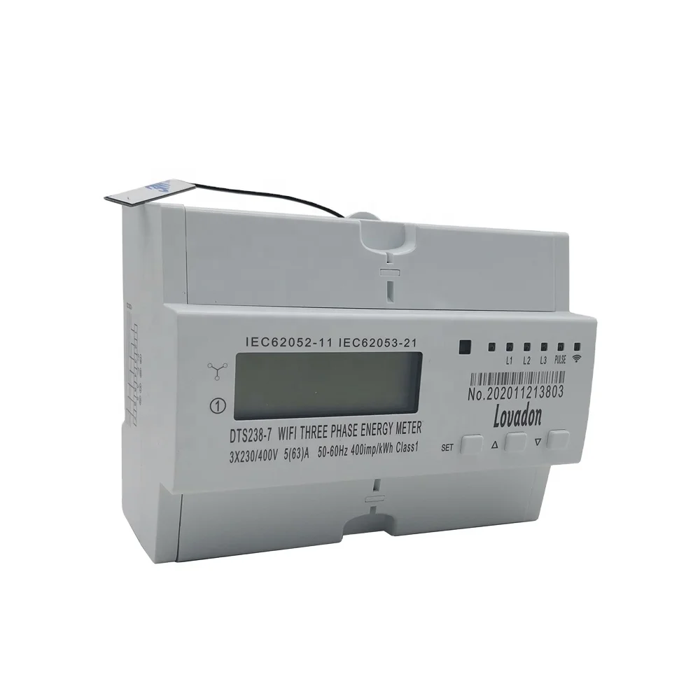 DTS238-7W WIFI смарт-электричество 380V трехфазный счетчик