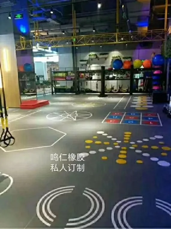 
RED BLACK BLUE GREEN Appreciating Price 20mm 500*500 High-Quality Long-Lasting Gym Rubber Mat Rubber Flooring 