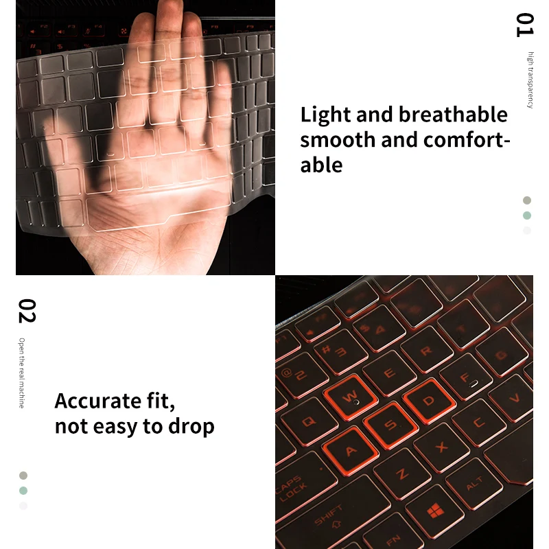 Индивидуальные Поддержка множества языков Изготовленный На Заказ силиконовый tpu чехол для клавиатуры ноутбука asus Y5100U клавиатура защитная пленка