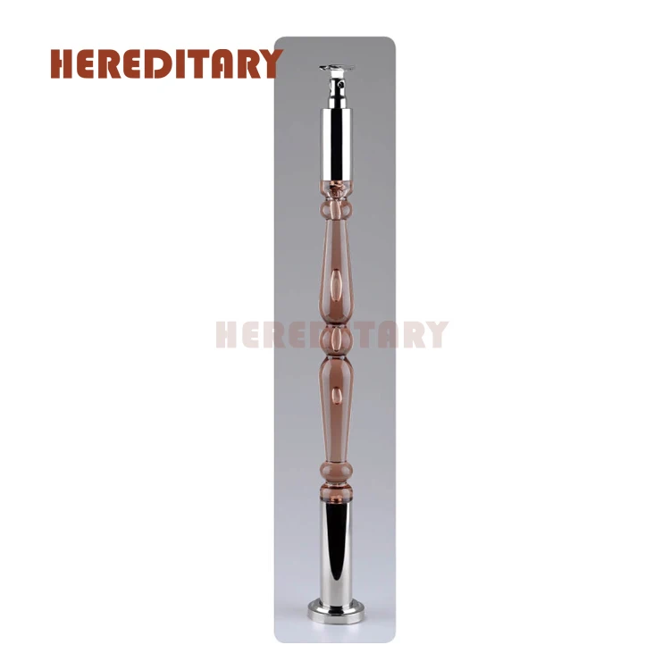 Transparent crystal acrylic stair railings and plexiglass railing