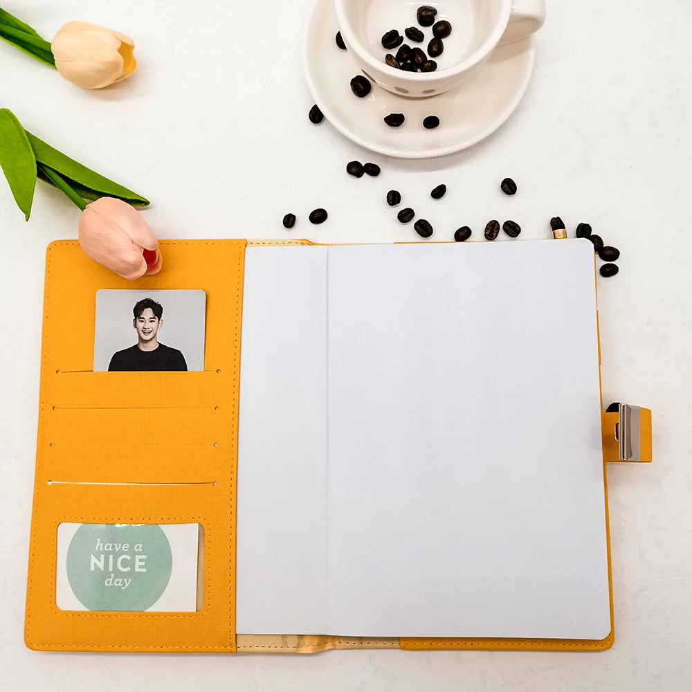 2023 Coded Lock Dairy Hardcover Notebook Customize Planner Agenda a5 Leather Notebook Custom