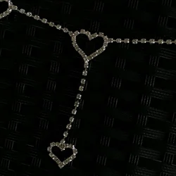 Женское соблазнительное бикини 2020, цепочка на талию с бриллиантами, висячая цепочка на талию в форме живота со стразами, цепочка на талию из сплава в форме сердца