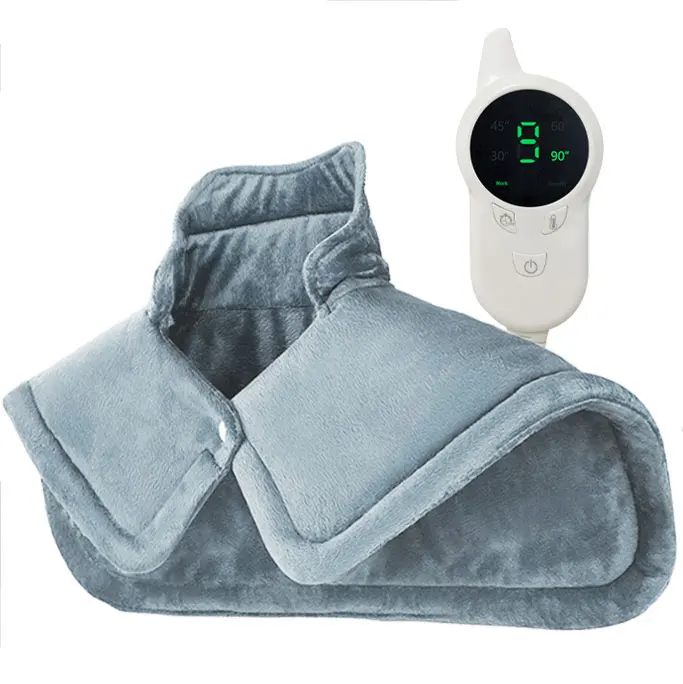 Factory Best Seller 220V Heated Neck Shoulder Warmer Electric Neck and Shoulder Heating Pad