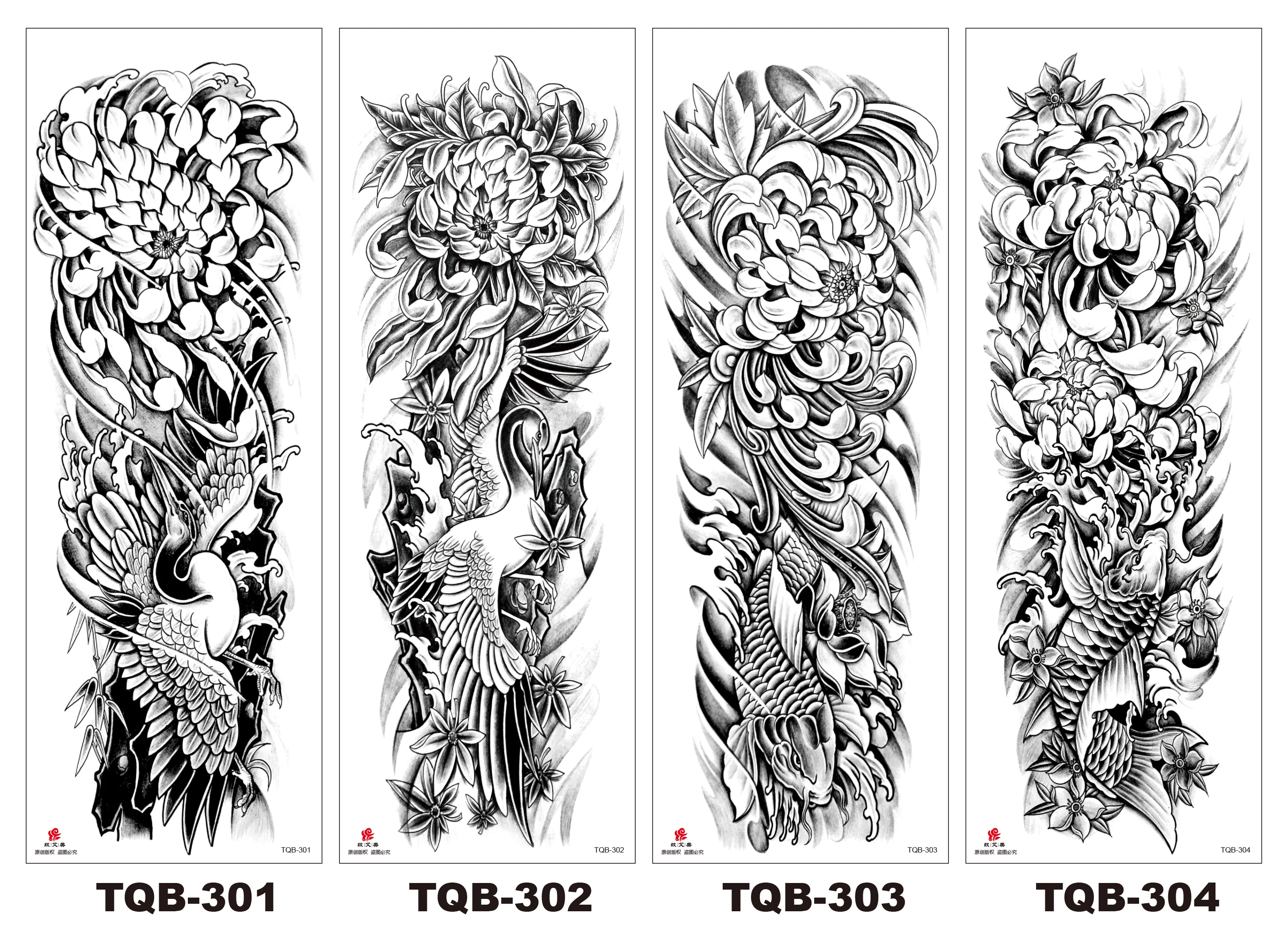 New Arrivals Manufacture Custom 3D Temporary Tattoo Sticker Classic Design Water Transfer Tatoo Ink Tatouage Tattoos Black