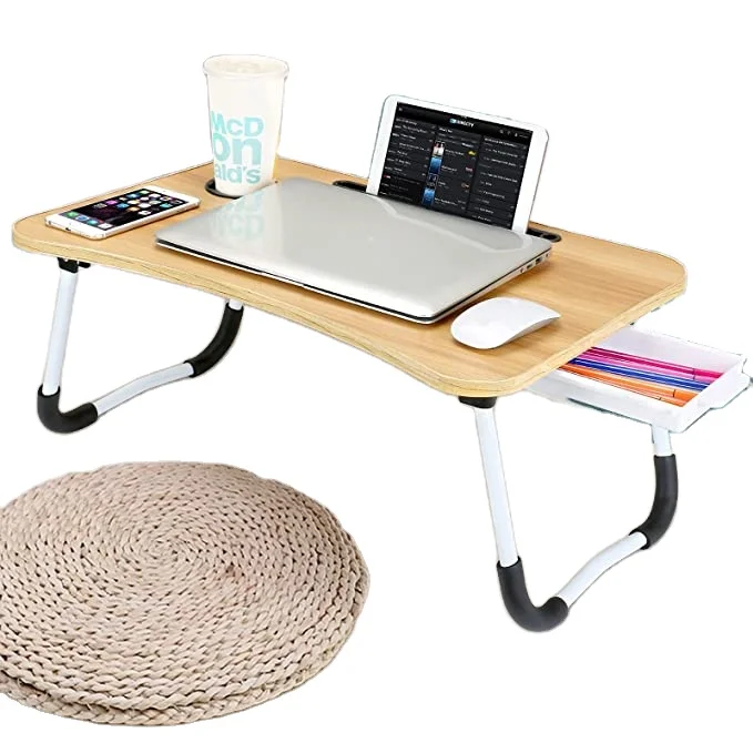 Laptop Desk Adjustable Portable Bed Tray Multifunctional Table Folding Computer Table