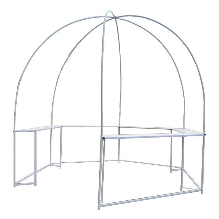 Wholesale 3m custom printing foldable hexagonal large gazebo tent for exhibition booth pavilion wedding