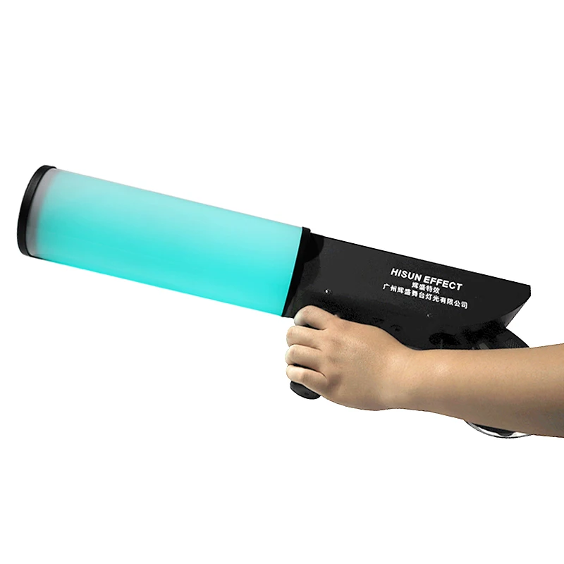 Led Dj Gun Smoke Fog Cannon Column Strong Cryo Stage Equipment Party Wedding Disco Night Club Concert Hand Hold Co2 Jet Machine