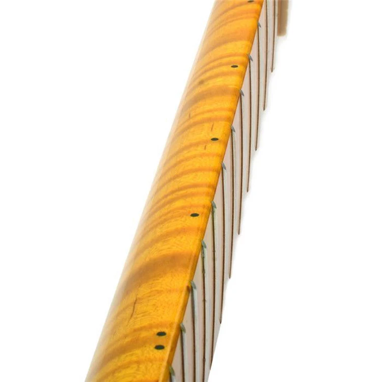 Best Selling DIY Electric Guitar Neck 21 Fret Vintage Tint ST Tiger Flamed Maple for