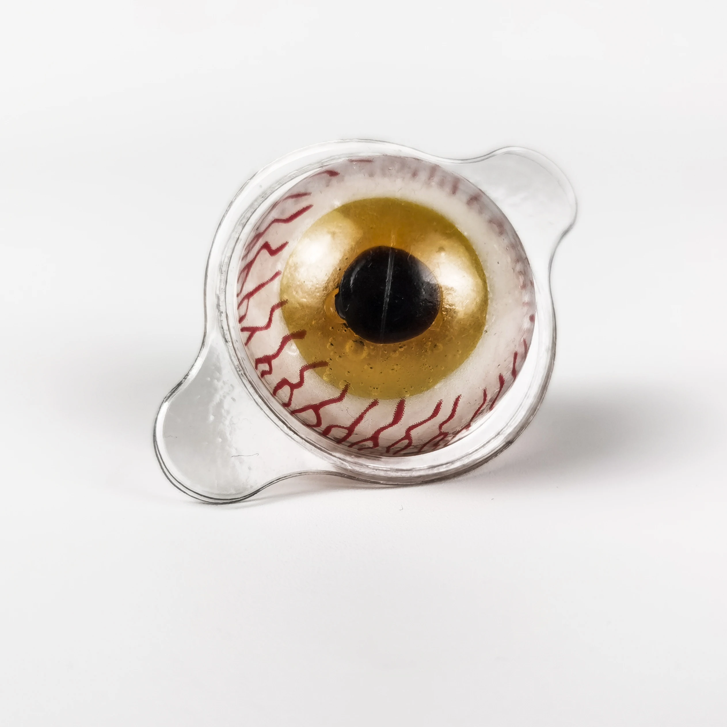 Hot Selling Fruit Flavored Jam Filled Bonbon 4D Gummy Eyeballs Candy Gummy Ball Jelly