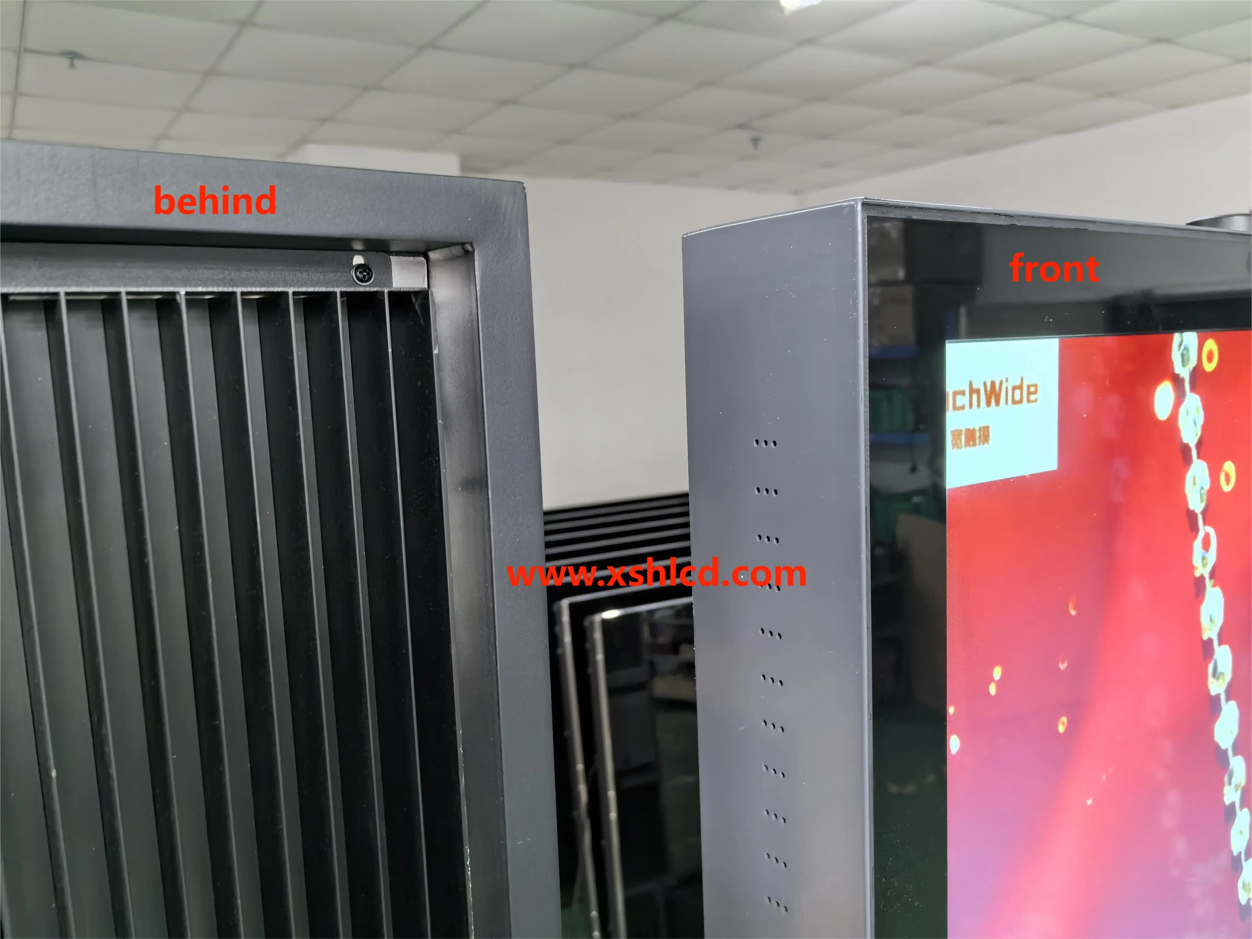 5000Nits 55 65 75 In ip65 Waterproof Outdoor Advertising Monitor Lcd Totem Kiosk Digital Signage Display Screen For Gas Station