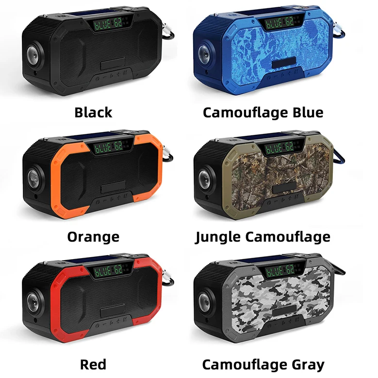 D580 Emergency All Weather AM FM DAB Radio Outdoor Waterproof Kayinow Mi Bt Speaker With Sos Alarm Power Bank