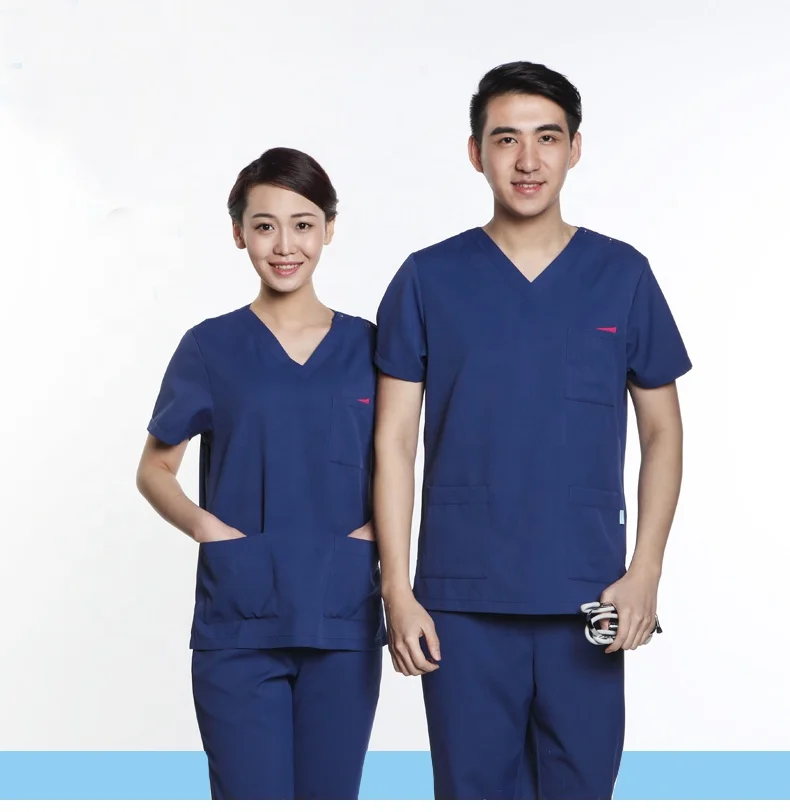 wholesale  Unisex V-Neck Work scrubs uniforms
