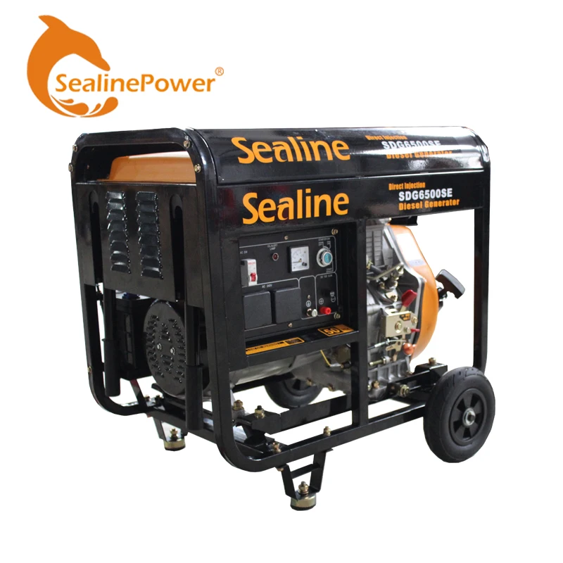5kva alternator Single-cylinder Air-cooled 5KW Open Type Diesel Generator