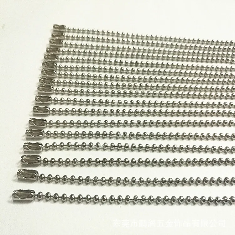 Metal Bead Ball chain curtain tag chain metalConnectors Roller Blinds Stainless Steel Ball Chain For Key