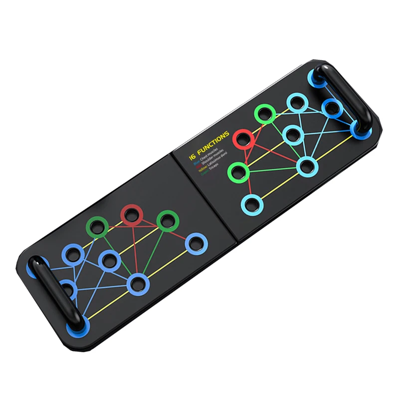 9 way Comprehensive Fitness Exercise Workout Folding Push-Up Stands board Push Ups Rack Board