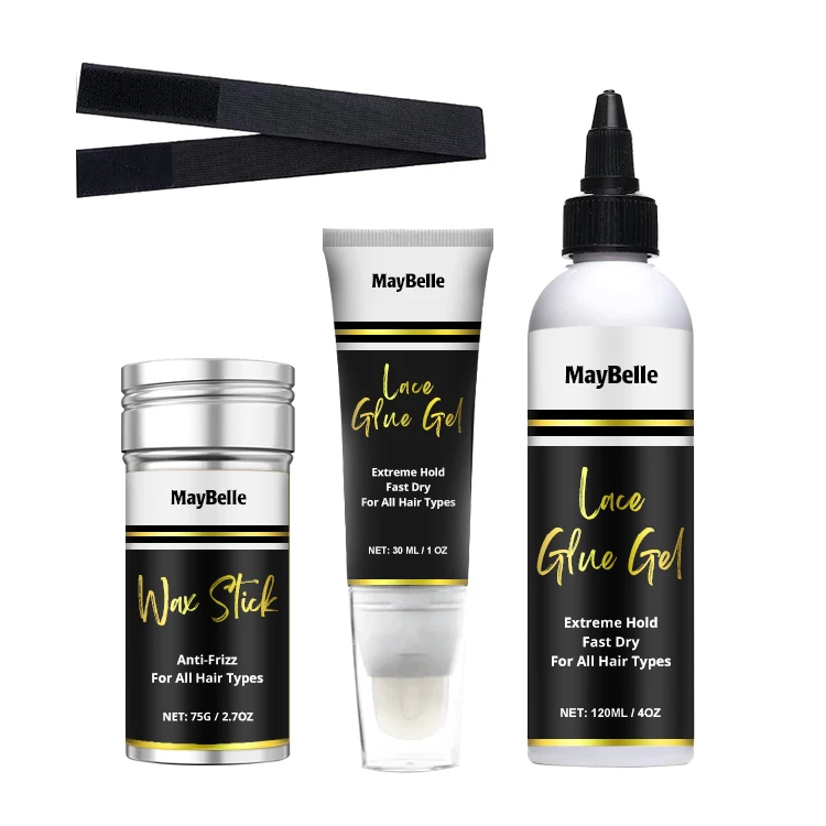 Custom Logo Touch Up Lace Bonding Gel Hair Glue Gel Quick Fix Hairline lifting