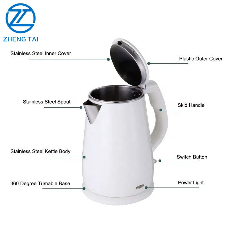 Electric kettle 1.8L. Beautiful and elegant design, non-slip handle