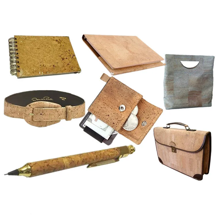 50% Cork Material 0.45-0.55 mm Eco Colors Cork Leather Vegan Cork Fabric for Bag Making Bags Handbags Notebook Crafts Material