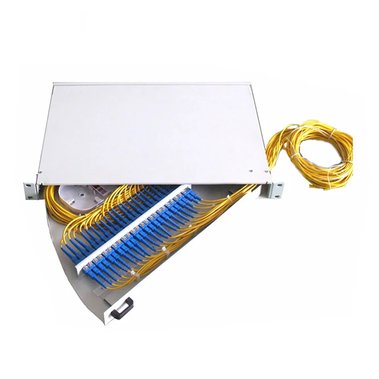 
24 port Rotary Rack Mount Fiber Optic Patch Panel 