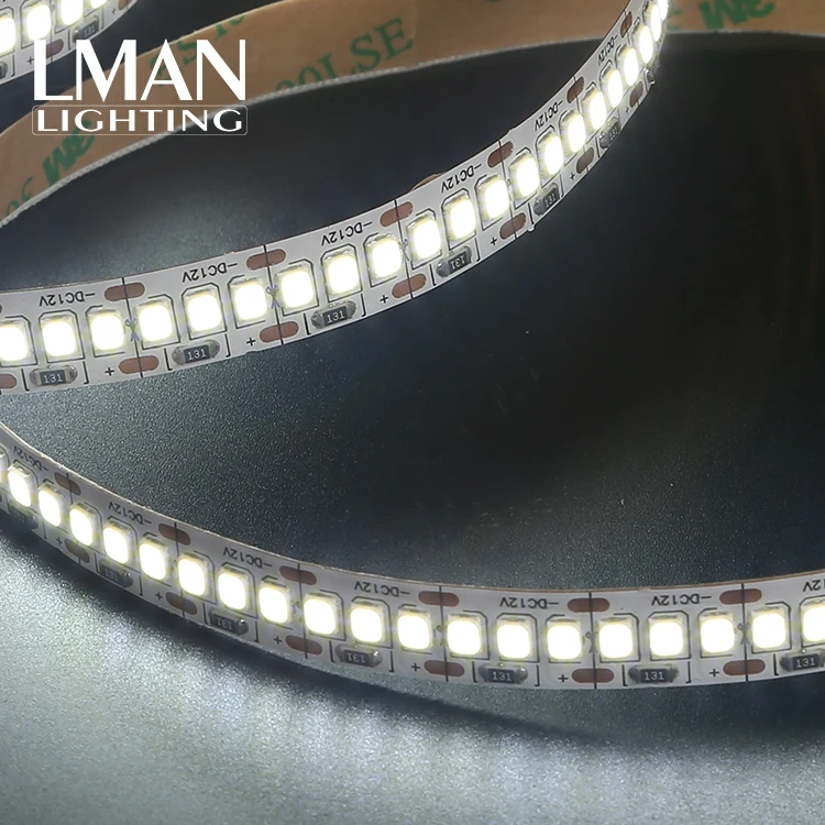 Single line Warm White tape light bare board IP20 10MM Width DC 24 Volt 20W SMD 2835 led strip