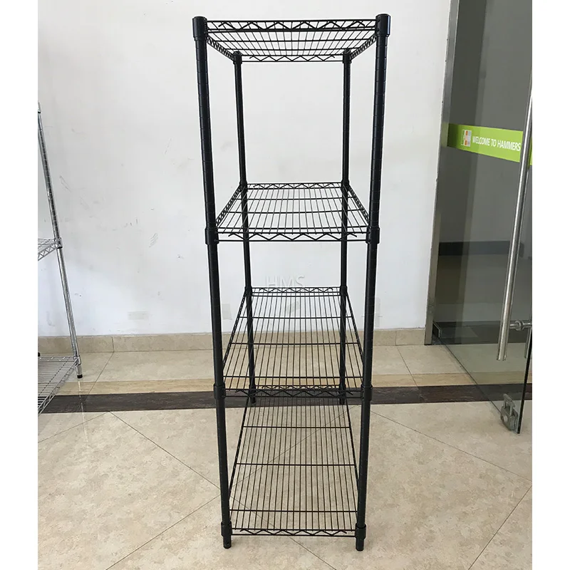Chinese Factory Rack Shelf Production Metal Wire Storage Shelving Unit For Home And Hospital