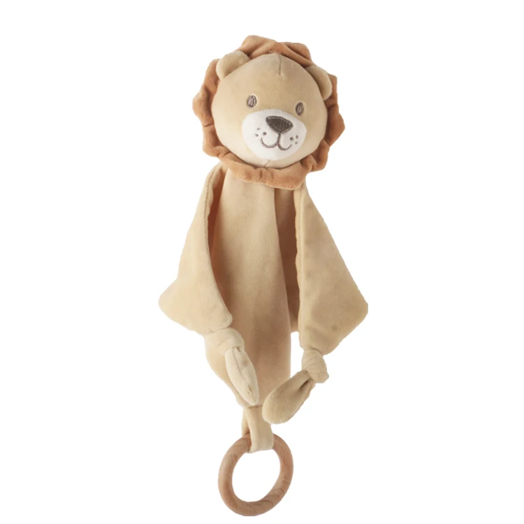 Custom Stuffed Animal Baby Comforter Soothing Towel Sensory Toy Baby Newborn Lovely Zorro Security Blanket